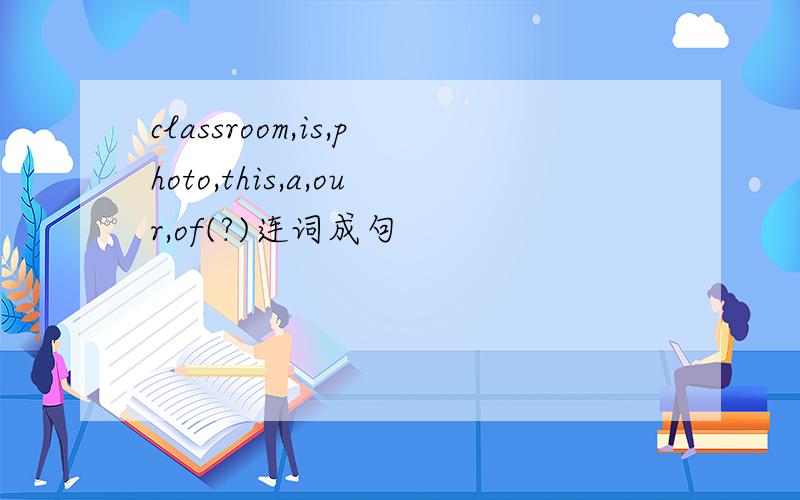 classroom,is,photo,this,a,our,of(?)连词成句