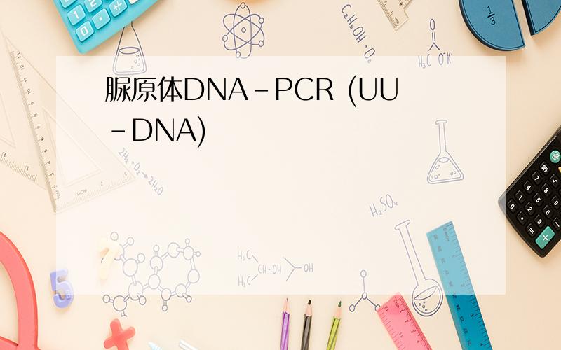 脲原体DNA-PCR (UU-DNA)