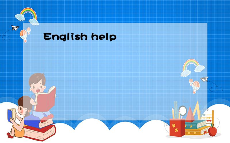 English help